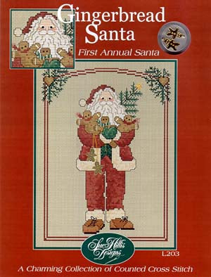 Gingerbread Santa / Sue Hillis Designs