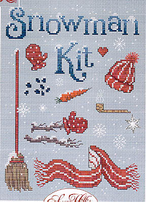 Snowman Kit (not a kit)(w/chm) / Sue Hillis Designs