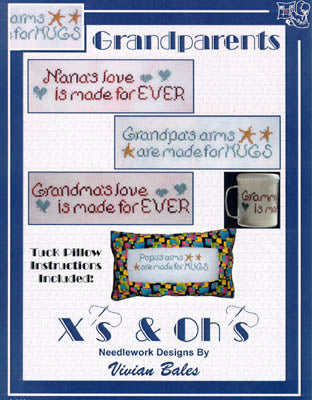 Grandparents Tuck Pillow / Xs And Ohs