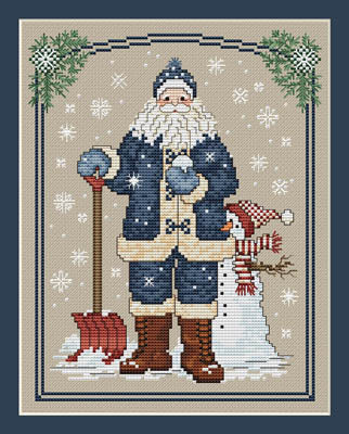 Snowflake Santa / Sue Hillis Designs