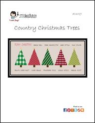 Country Christmas Trees / Stitchnmomma