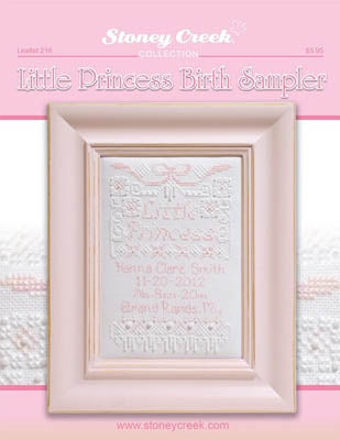 Little Princess Birth Sampler / Stoney Creek