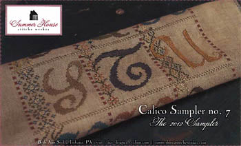 Calico Sampler #7- S T U / Summer House