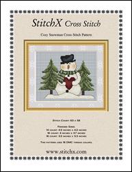 Cozy Snowman Cross Stitch Pattern / StitchX Craft Designs