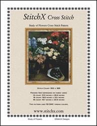 Study of Flowers Cross Stitch Pattern / StitchX Craft Designs