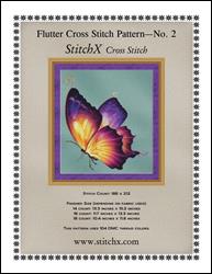 Flutter No. 2 Butterfly Cross Stitch / StitchX Craft Designs