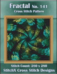 Fractal No 141 Cross Stitch / StitchX Craft Designs