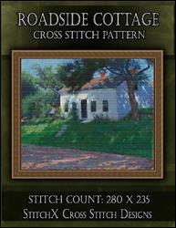 Roadside Cottage Cross Stitch Pattern / StitchX Craft Designs