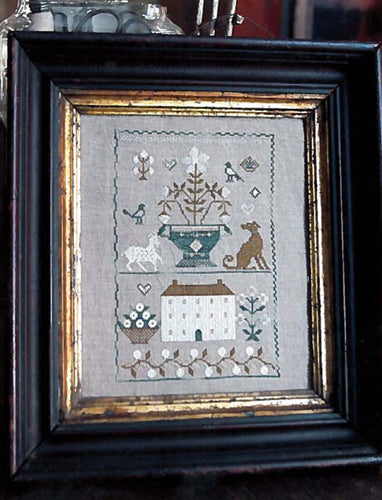 Old White Farmhouse Sampler (CHART ONLY) / Stacy Nash Designs