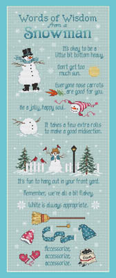 Snowman Wisdom / Sue Hillis Designs