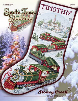 Santa Train Stocking / Stoney Creek