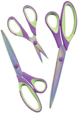 Titanium Scissors Value Pack Of 3 - 5.5", 8.5", 10" / Sullivans / 15007 WI