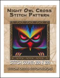 Night Owl Cross Stitch / StitchX Craft Designs