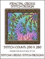 Fractal Art XS Pattern No 4003 / StitchX Craft Designs