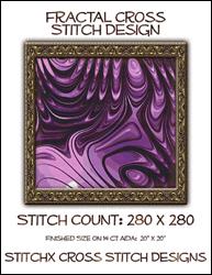 Fractal Art XS Pattern No 4011 / StitchX Craft Designs