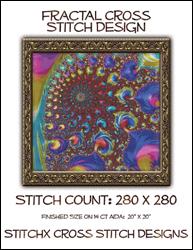 Fractal Art XS Pattern No 4014 / StitchX Craft Designs