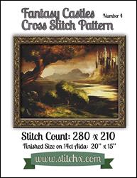 Fantasy Castle No. 4 Cross Stitch Pattern / StitchX Craft Designs