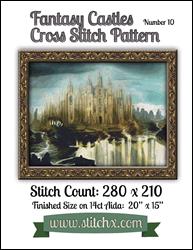 Fantasy Castle No. 10 Cross Stitch Pattern / StitchX Craft Designs