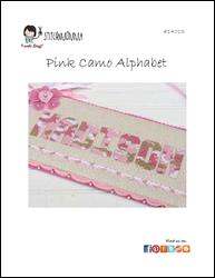 Alphabet - Pink Camo / Stitchnmomma