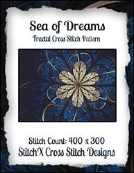 Sea of Dreams Fractal Cross Stitch / StitchX Craft Designs