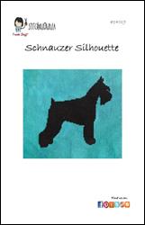 Dog Silhouette - Schnauzer / Stitchnmomma