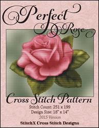 Perfect Rose Cross Stitch Pattern / StitchX Craft Designs