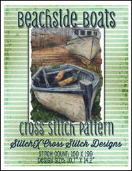 Beachside Boats Cross Stitch Pattern / StitchX Craft Designs