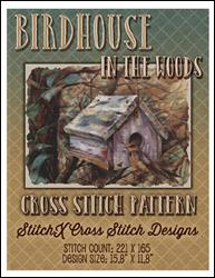 Birdhouse in the Woods / StitchX Craft Designs