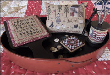 American Homestead Sewing Set / Scarlett House, The