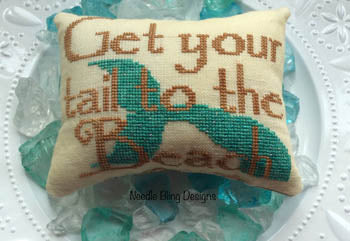 Get Your Tail To The Beach / Needle Bling Designs