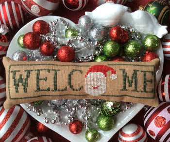 Wee Welcome - December Santa / Needle Bling Designs