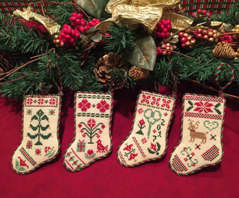 Christmas Stocking Ornaments / Scissortail Designs