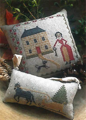 Sleigh Bells Pinkeep & Ornament / Stacy Nash Designs