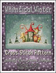 Whimsical Winter Cross Stitch Pattern / StitchX Craft Designs