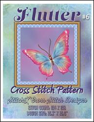 Flutter #6 Butterfly Cross Stitch Pattern / StitchX Craft Designs