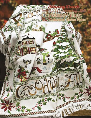 Christmas Village Collectors'Series Afghan / Stoney Creek