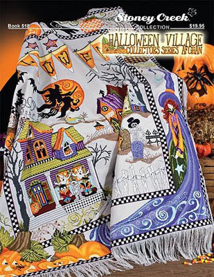 Halloween Village Afghan / Stoney Creek