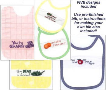 Vegi-Table Bibs / Xs And Ohs