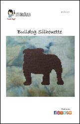 Dog Silhouette - Bulldog / Stitchnmomma