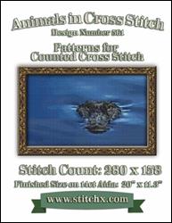 Alligator Pond Cross Stitch Pattern / StitchX Craft Designs