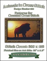 Majestic Lion Cross Stitch Pattern / StitchX Craft Designs