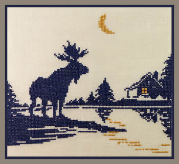 Moose Silhouette 2 / Stitchworks