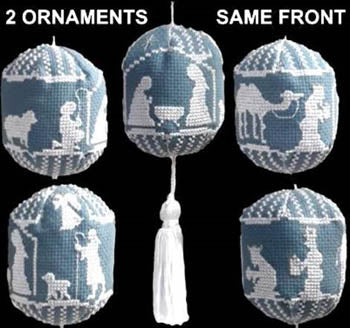 Nativity Ornaments / Xs And Ohs