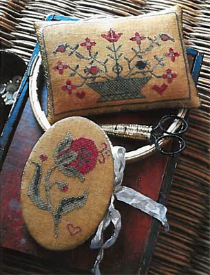 Summer Pomegranate Needle Book& Pinkeep / Stacy Nash Designs