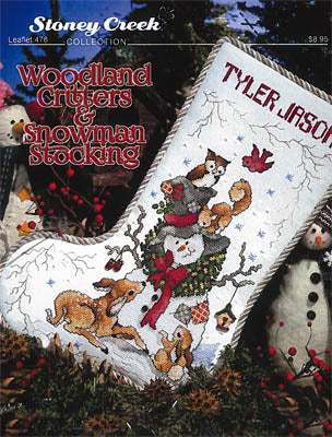 Woodland Critters & Snowman Stocking / Stoney Creek