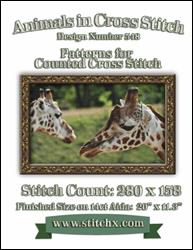 Pair of Giraffes Cross Stitch Pattern / StitchX Craft Designs