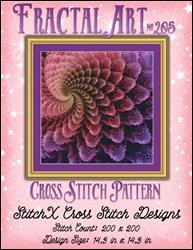 Fractal 205 Cross Stitch Pattern / StitchX Craft Designs