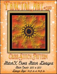 Fractal 209 Cross Stitch Pattern / StitchX Craft Designs