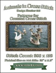 Flock of Ducks Cross Stitch Pattern / StitchX Craft Designs