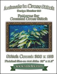 School of Fish Cross Stitch Pattern / StitchX Craft Designs